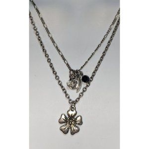Floral Hope Charm Necklace